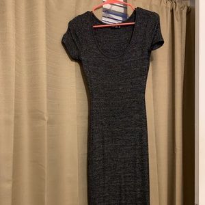 BLACK/GREY BODYCON DRESS